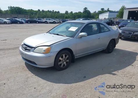 2003 Honda Civic Ex из США, поврежденный, VIN 1HGEM22903L029116